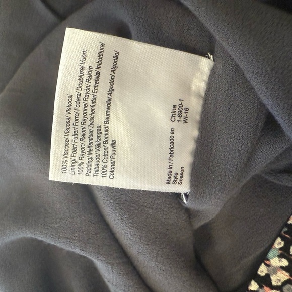 Noa Noa size 34 (4) EUC Elegant pink/blue Long Sleeve Dress - Picture 12 of 16